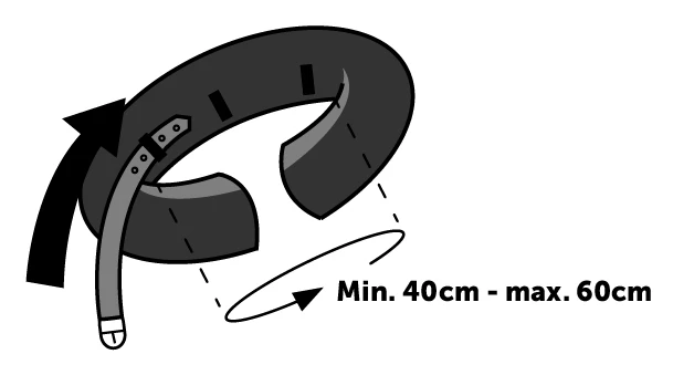 Flamingo Collier Gonflable Pour Chiens Gofi L 3 Flamingo Collier Gonflable Pour Chiens Gofi L – Image 3