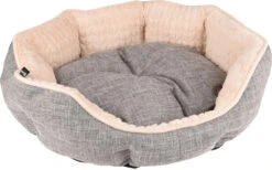 Flamingo Panier Pour Chien Zupo Octogonal Gris 60x50x17cm -Magasin De Fournitures Pour Chiens De Compagnie 1ade4014ba3722288b28196b193ba41f4fc7583cf4f91d2869304e71aa2833de