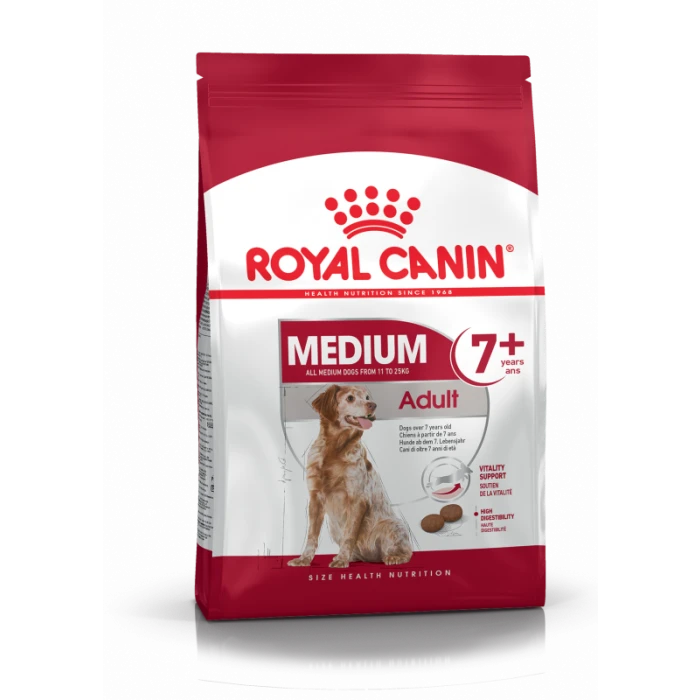 Royal Canin Medium Adult 7+ Pour Chien 4kg 1 Royal Canin Medium Adult 7+ Pour Chien 4kg