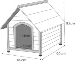 Flamingo Niche Pour Chien Ponto 80x90x83cm -Magasin De Fournitures Pour Chiens De Compagnie 3818260799f907cb3673836cf56ea9709ada6ebe82f4de8559e9a5f39838e7cb