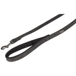 Flamingo Laisse Delu Noir 100cm 25mm