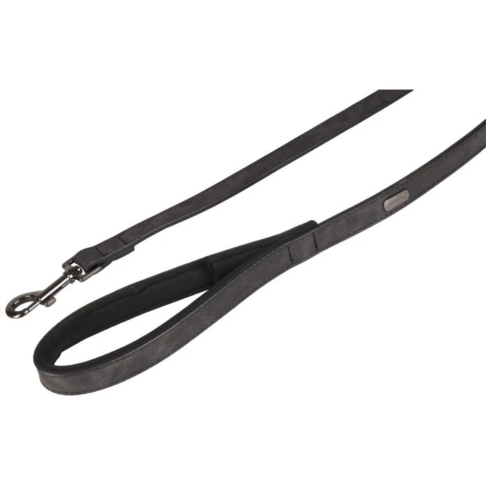 Flamingo Laisse Delu Noir 100cm 25mm 1 Flamingo Laisse Delu Noir 100cm 25mm