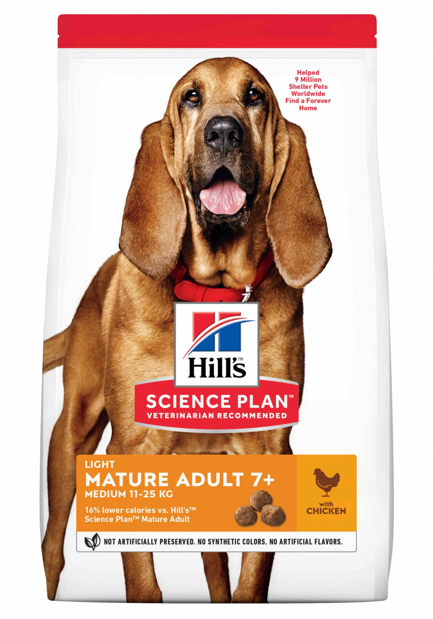 Hill's Science Plan Mature Adult Light Croquettes Pour Chien Sénior Medium Au Poulet - 14Kg 2 Hill's Science Plan Mature Adult Light Croquettes Pour Chien Sénior Medium Au Poulet - 14Kg – Image 2