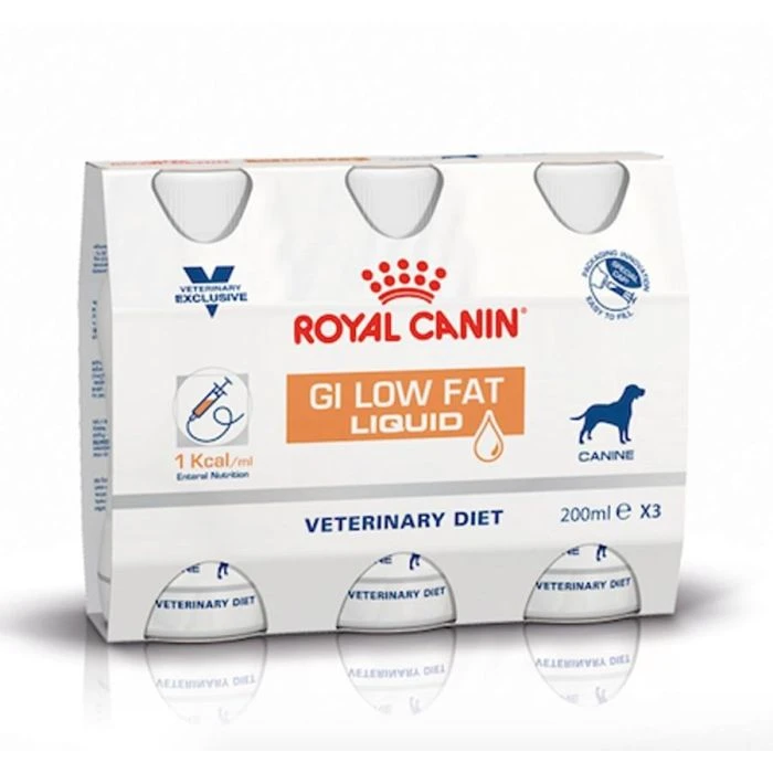 Royal Canin GI Low Fat - 3 Flacons De 200ml 1 Royal Canin GI Low Fat - 3 Flacons De 200ml