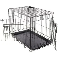 Flamingo Cage Pour Chien Ebo Noir XXL 124x76x83cm