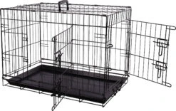 Flamingo Cage Pour Chien Mezo Noir M 47x77x55cm -Magasin De Fournitures Pour Chiens De Compagnie 519536 D 01 3