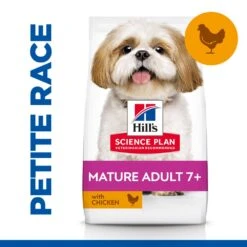 Hill's Science Plan Mature Adult Small & Mini Croquettes Pour Petit Chien Sénior Au Poulet -Magasin De Fournitures Pour Chiens De Compagnie 52742025407 2 science plan chien g small mini croquettes poulet
