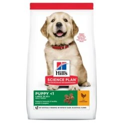 Hill's Science Plan Puppy Croquettes Pour Chiot De Grande Taille Au Poulet 16kg -Magasin De Fournitures Pour Chiens De Compagnie 527422011504 1 science plan chiot large croquettes poulet