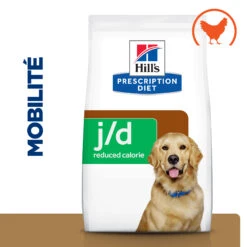 Hill's Prescription Diet J/D Reduced Calorie Croquettes Pour Chien Au Poulet -Magasin De Fournitures Pour Chiens De Compagnie 52742613901 3 prescription diet chien j d croquettes poulet