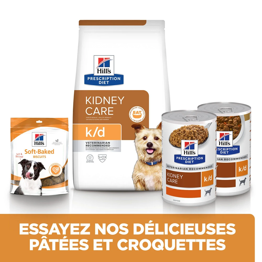 Hill's Prescription Diet K/D Boîtes Pour Chien Au Poulet - 12 X 370g 6 Hill's Prescription Diet K/D Boîtes Pour Chien Au Poulet - 12 X 370g – Image 6