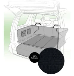 Flamingo Housse Pour Coffre De Voiture Moco Noir 163x125cm -Magasin De Fournitures Pour Chiens De Compagnie 5331473 E 01