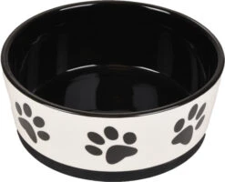 Flamingo Gamelle Chien Kenzo Céramique Antidérapante Noir/blanc 18cm 1130ml -Magasin De Fournitures Pour Chiens De Compagnie 66f11d04a433c29eaca967f6c80f8703c45aebdbef6364a7387a0a9159e1be5a