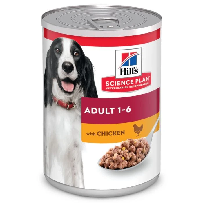 Hill's Science Plan Adulte Boîtes Pour Chien Medium Au Poulet - 12 X 370g 1 Hill's Science Plan Adulte Boîtes Pour Chien Medium Au Poulet - 12 X 370g