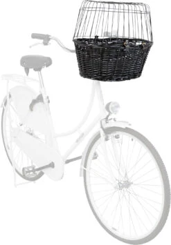 Trixie Panier Avand De Vélo Pour Chien 50 × 41 × 35 Cm Noir -Magasin De Fournitures Pour Chiens De Compagnie 71d8ffdf01f12f7e0df4cf0b51cc844df4d56515eb330af2b49b381117694e5b