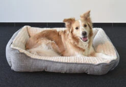 Flamingo Panier Pour Chien Zupo Rectangulaire Gris 90x65x25cm -Magasin De Fournitures Pour Chiens De Compagnie 99b8da2ca52e00418c6ee1afd6b8fb3f19b4e81818d430d62e4894bfcde106db