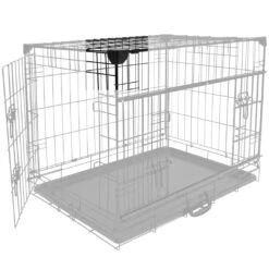 Cage Fer Ninja Edition Avec Porte Coulissante 107x71x79 Cm Noir 7 Cage Fer Ninja Edition Avec Porte Coulissante 107x71x79 Cm Noir -Magasin De Fournitures Pour Chiens De Compagnie Hoek