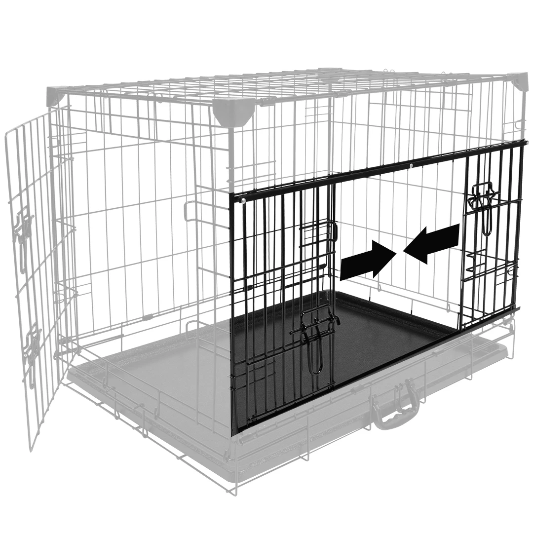 Cage Fer Ninja Edition Avec Porte Coulissante 107x71x79 Cm Noir 2 Cage Fer Ninja Edition Avec Porte Coulissante 107x71x79 Cm Noir – Image 2