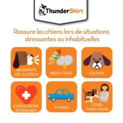Body Anti Stress Thundershirt -Magasin De Fournitures Pour Chiens De Compagnie Thundershirt 8 FR