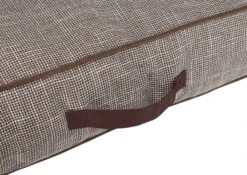 Flamingo Coussin Snoozebay Rectangulaire Fermeture Eclair+rebord Brun 100x70x16cm -Magasin De Fournitures Pour Chiens De Compagnie b2ee2567226ccd5e8db5ff9895ba6b235334436f759815049961775219aa0f1f