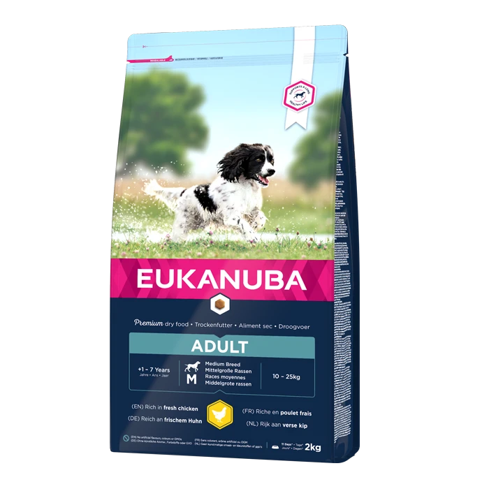 Eukanuba Adult Medium Breed Pour Chien 3kg 1 Eukanuba Adult Medium Breed Pour Chien 3kg