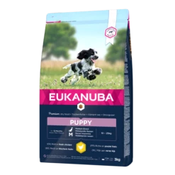 Eukanuba Puppy & Junior Medium Breed Pour Chien 3kg