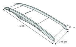 Flamingo Rampe Chien Pliante En Plastique 150x39,5x13 -Magasin De Fournitures Pour Chiens De Compagnie fc208e60d2dd2ef1c6968397337d90bc2c1ba5d2e302ad4d9c5ff88c3a1ffc85