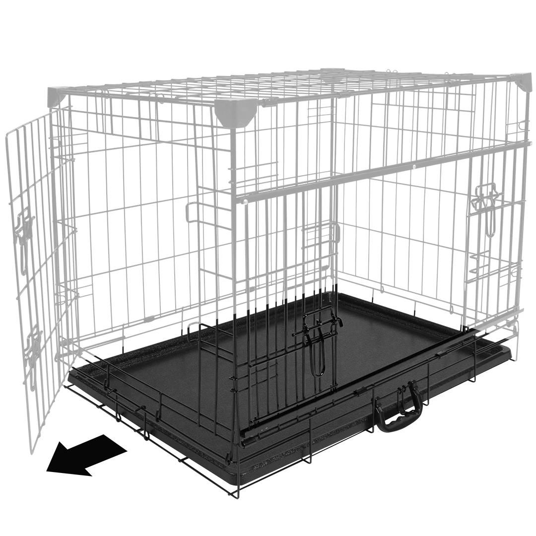 Cage Fer Ninja Edition Avec Porte Coulissante 107x71x79 Cm Noir 3 Cage Fer Ninja Edition Avec Porte Coulissante 107x71x79 Cm Noir – Image 3