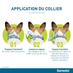Seresto Collier Chien -Magasin De Fournitures Pour Chiens De Compagnie seresto application du collier chez le chien